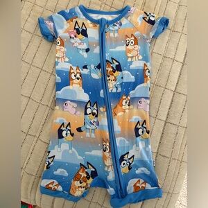 NWOT Bluey Little Sleepies Onesie